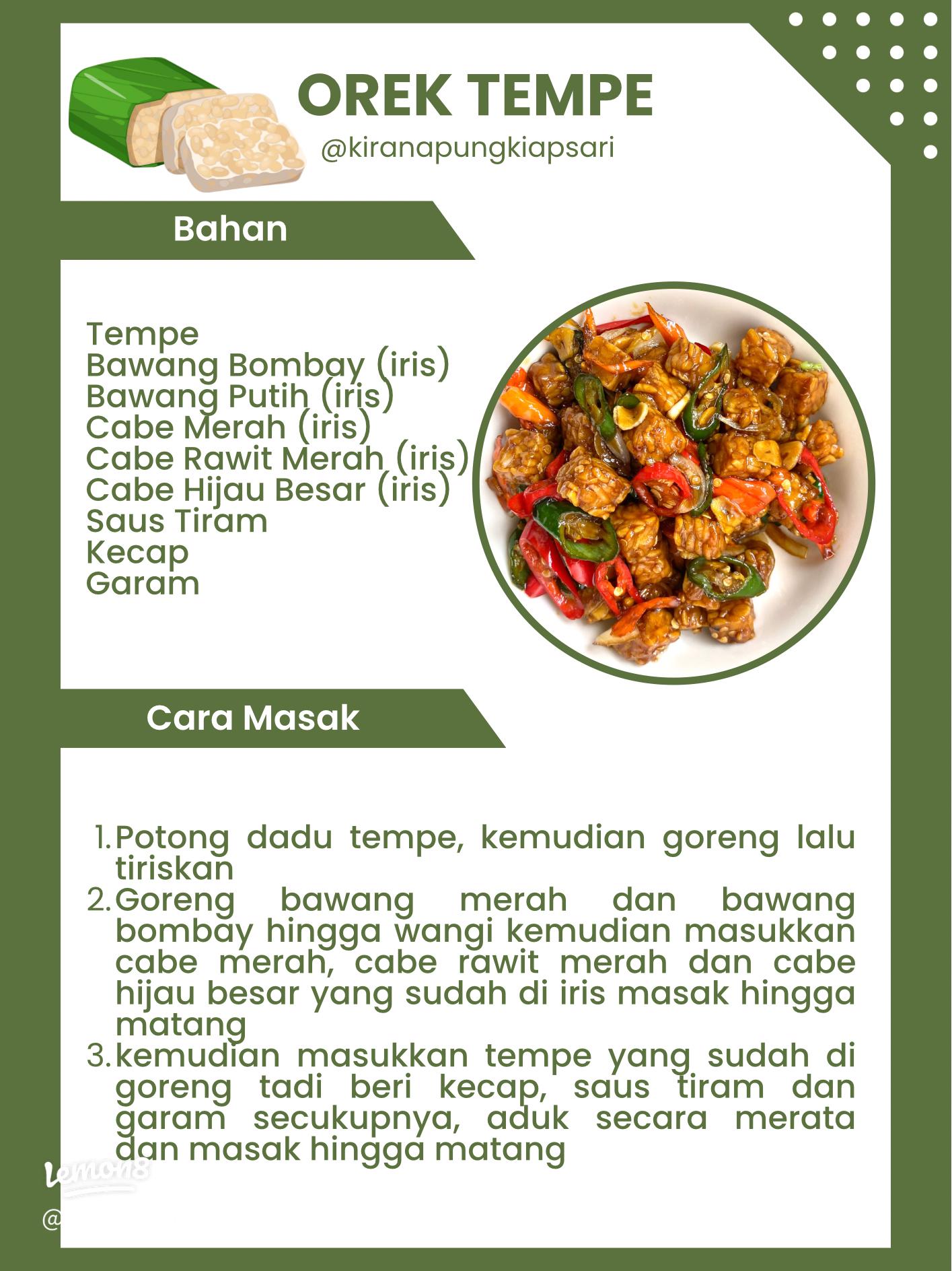Mendol Tempe Khas Malang