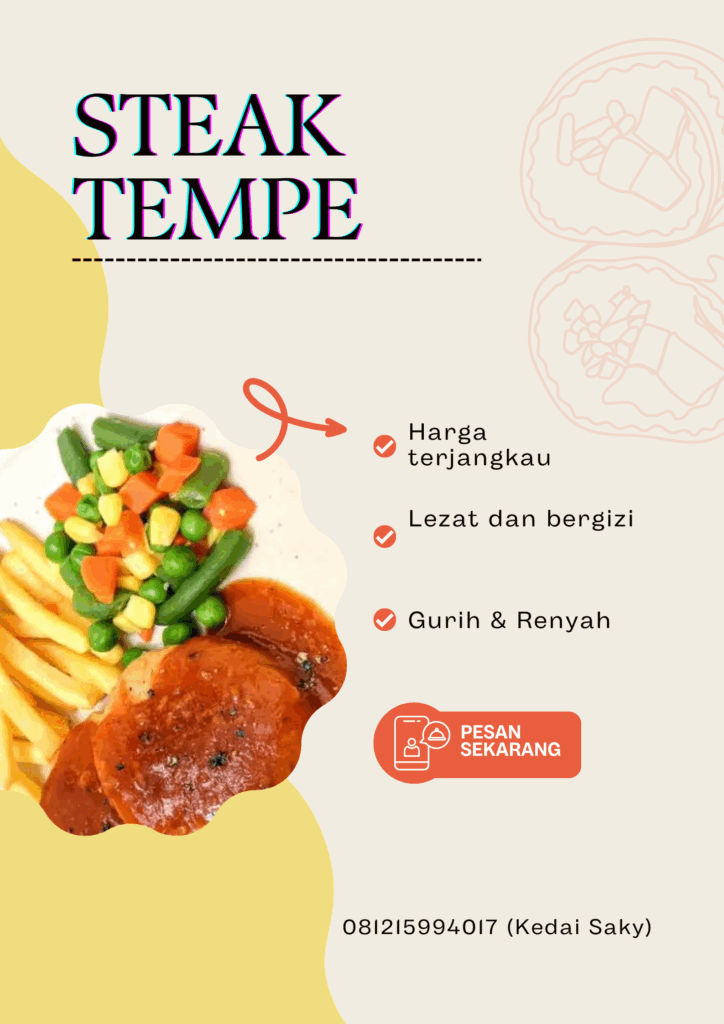 Steak Tempe Sehat dan Lezat: Resep Diet Andalan yang Menggugah Selera